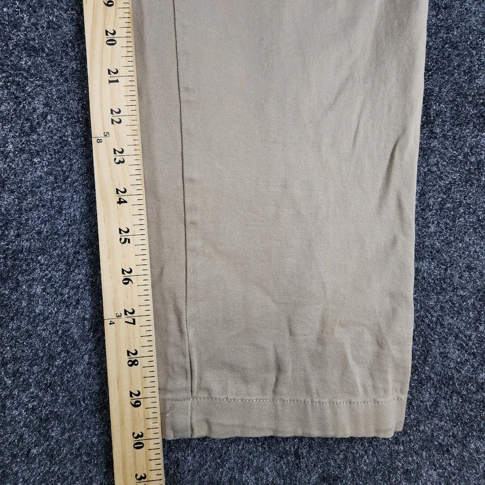 Cove Chino Pants Mens 34x30 Tan Khaki Elastic Waist Cotton Stretch Trousers